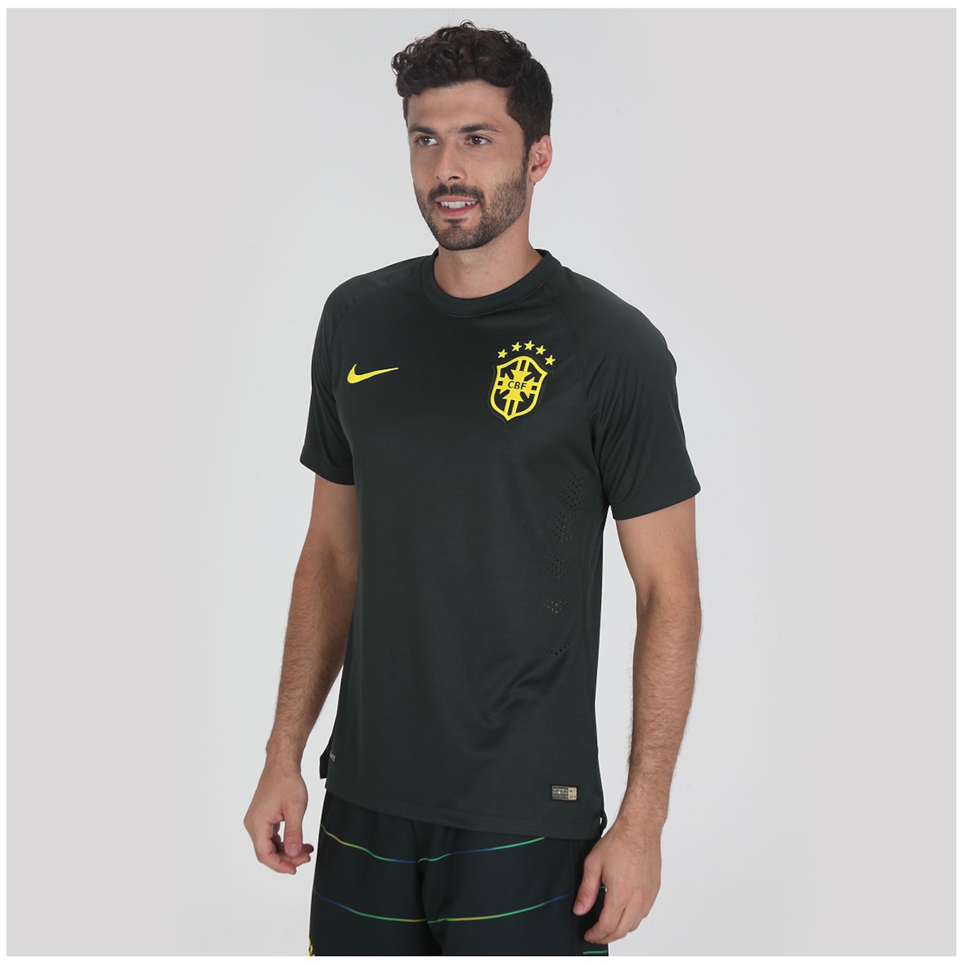 Camisa do Brasil Verde Nike Jogador 2014 s/n° - Masculina