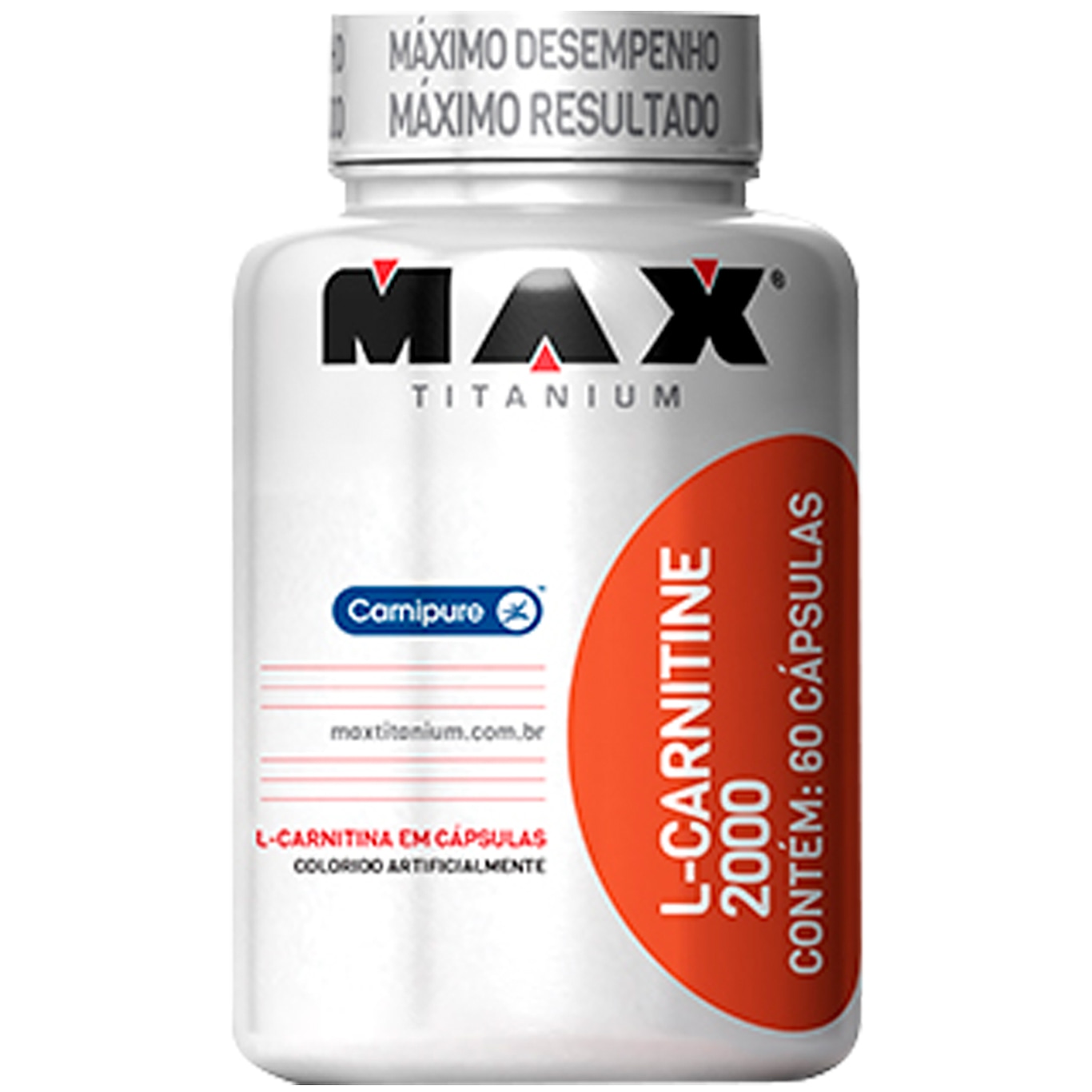 L-Carnitine 2000 Max Titanium - 60 Cápsulas - Foto 1