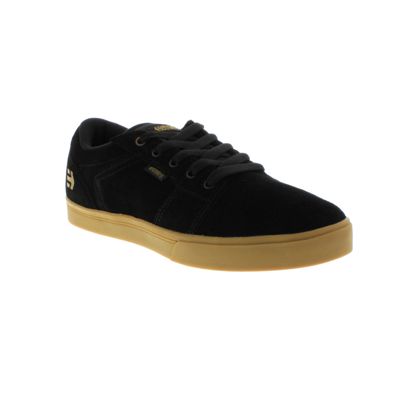 Tenis Etnies Barge Slim Hombre Negros Blancos Plateados La