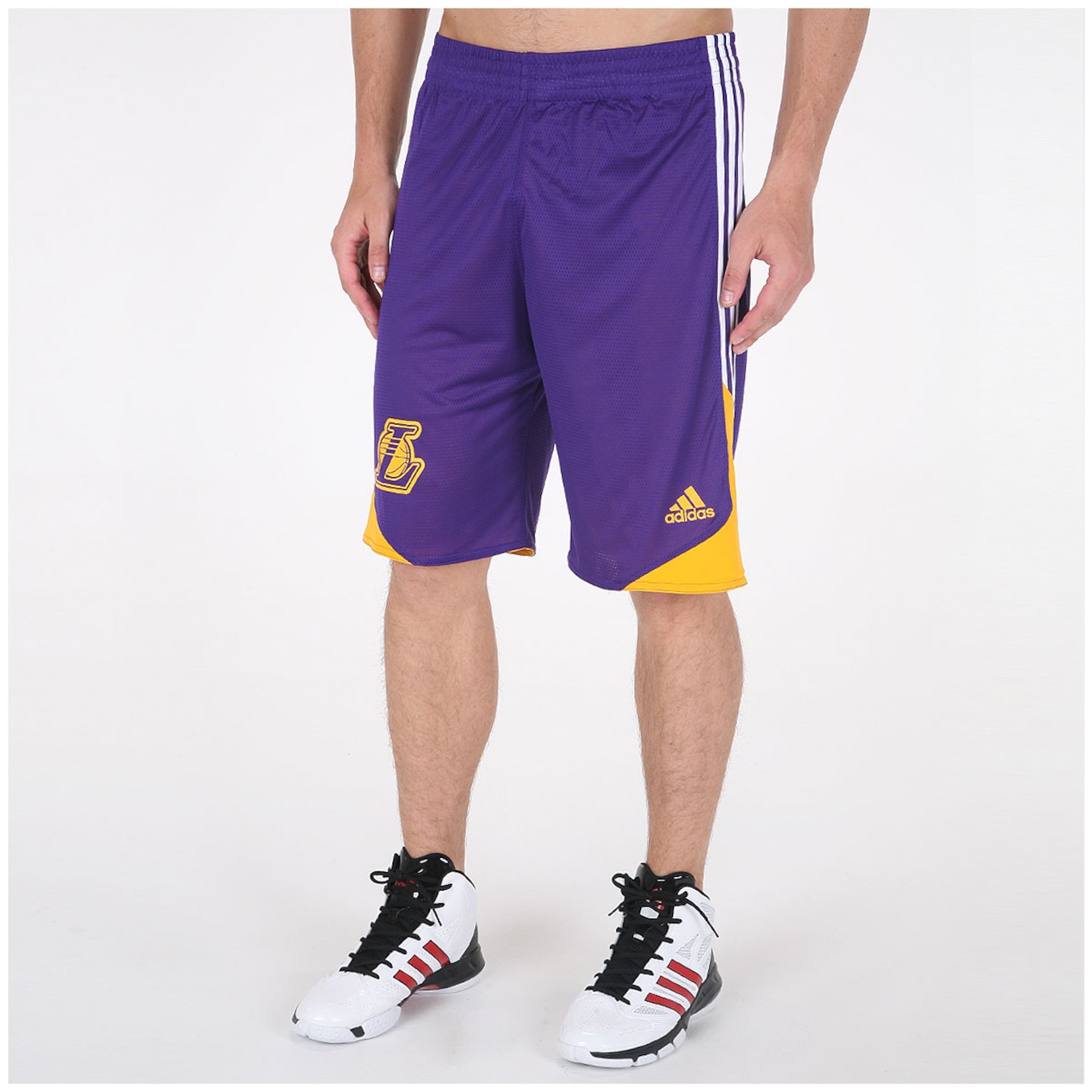 Bermuda adidas Los Angeles Lakers Reversivel Masculina Centauro