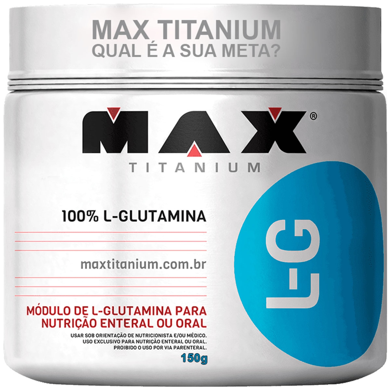 L-G Glutamina 150G - Max Titanium - Foto 1