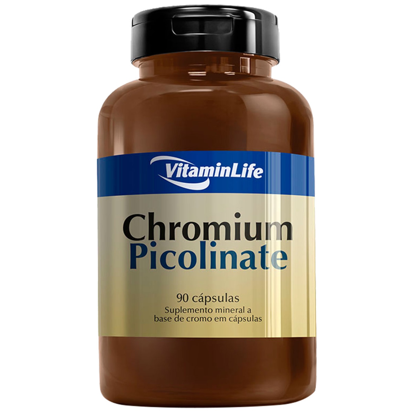 Picolinato de Cromo VitaminLife Chromium Picolinate - 90 Cápsulas - Foto 1