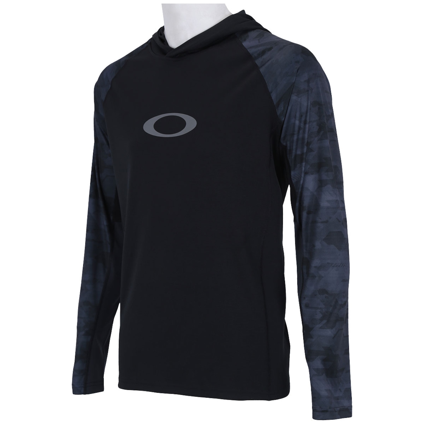 Camiseta Oakley Manga Longa Fitness Wind 2.0 Preta Ref 432999