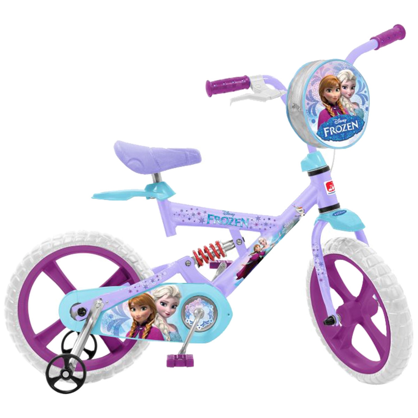 Bicicleta Bandeirante 14 Frozen Disney - Aro 14 - Feminina - Infantil ...