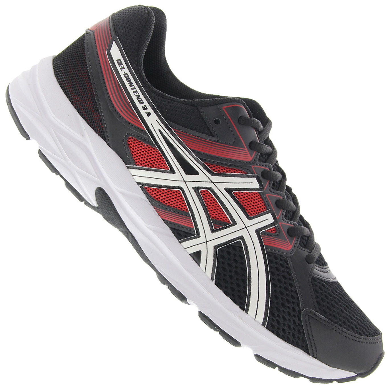 Tênis asics masculino gel contend sale 3 corrida