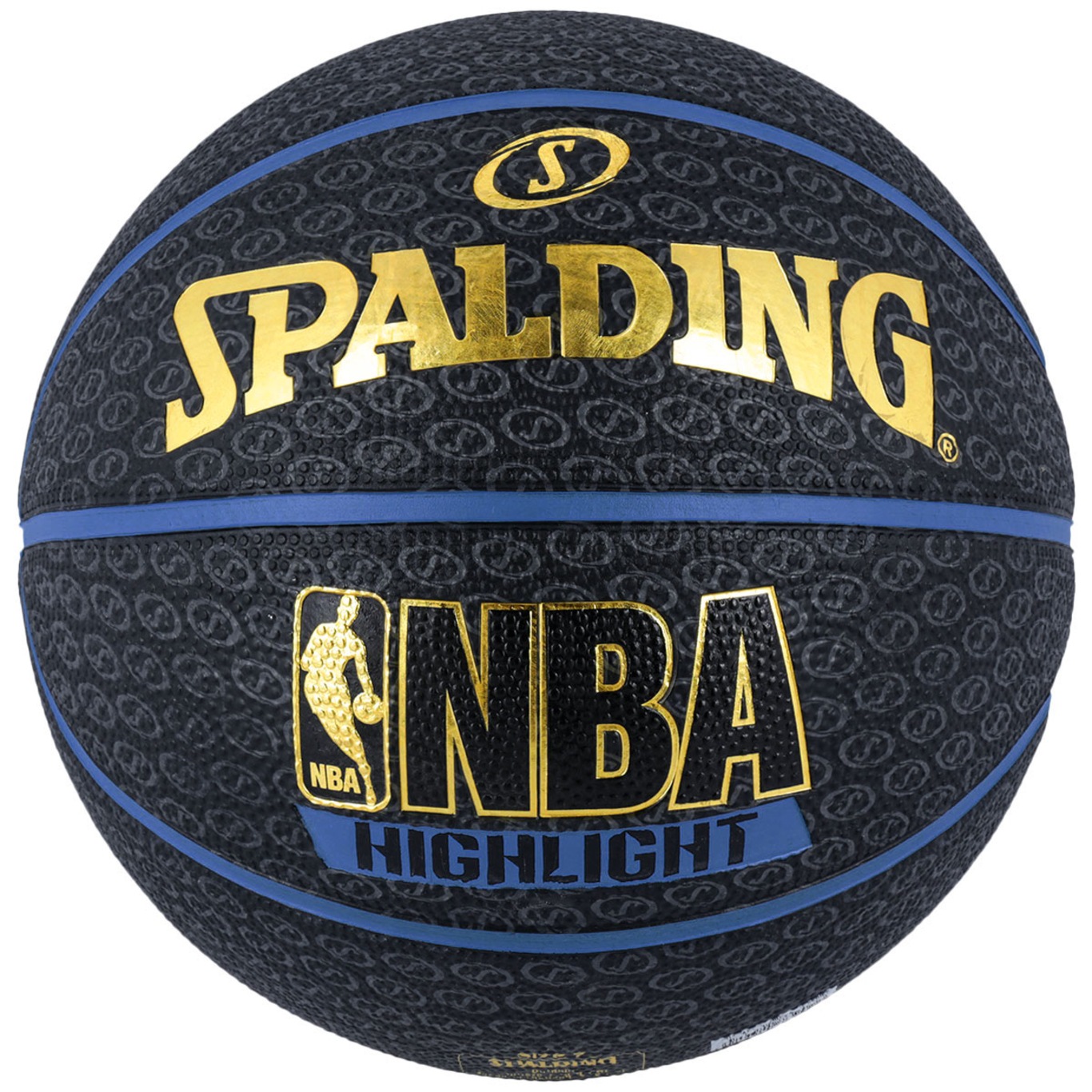 Bola basquete nba highlight blue spalding