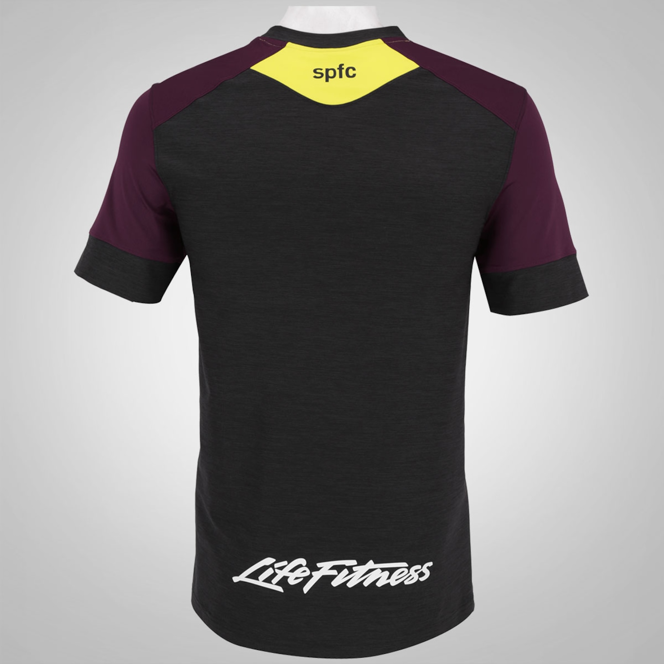 Camiseta de Futebol Fitness Treino Corrida e Academia Masculina Preta