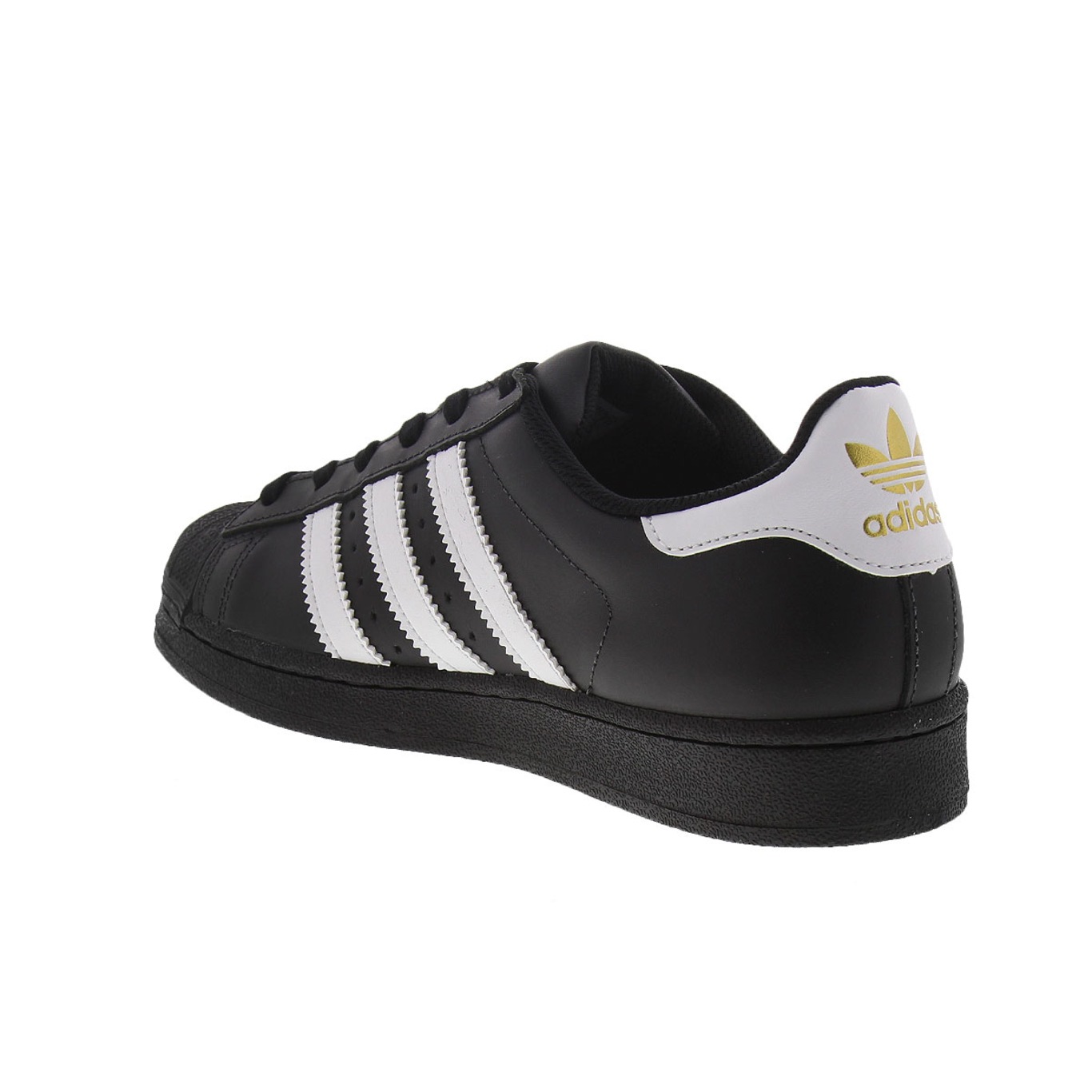 Tênis couro adidas hot sale superstar foundation masculino