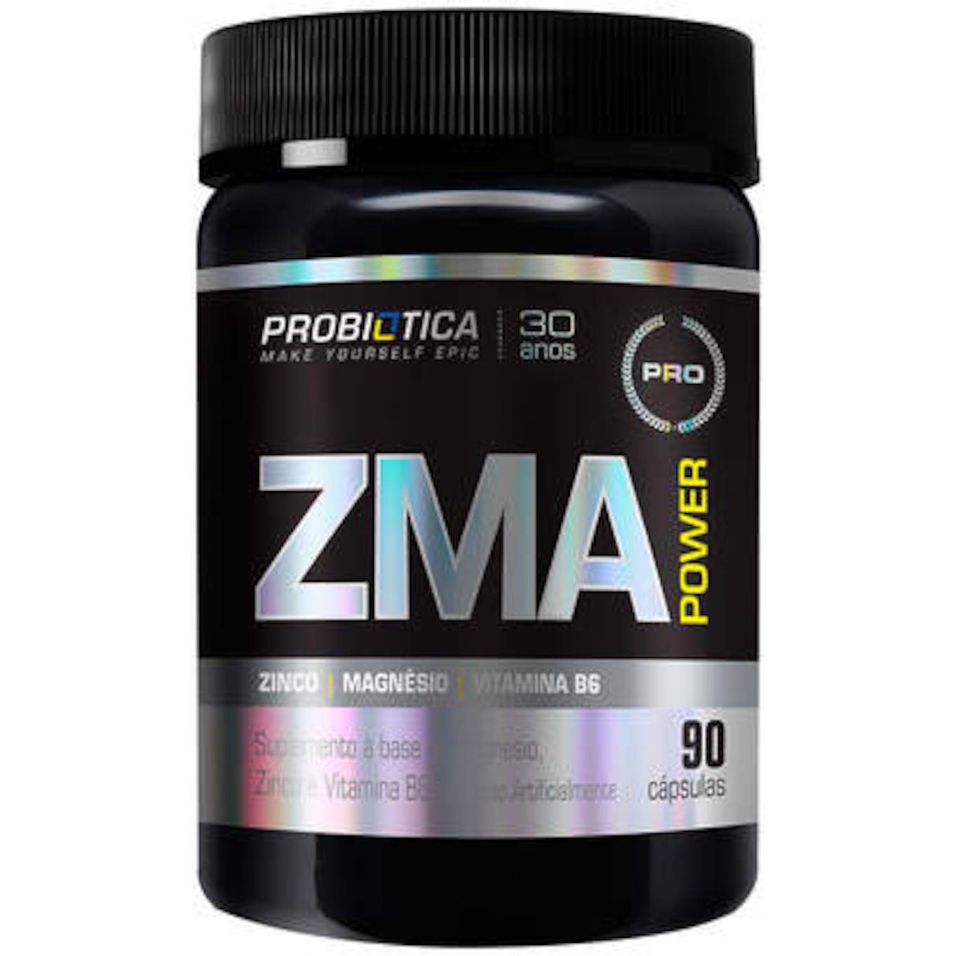 ZMA Probiótica Power - 90 Cápsulas - Foto 1