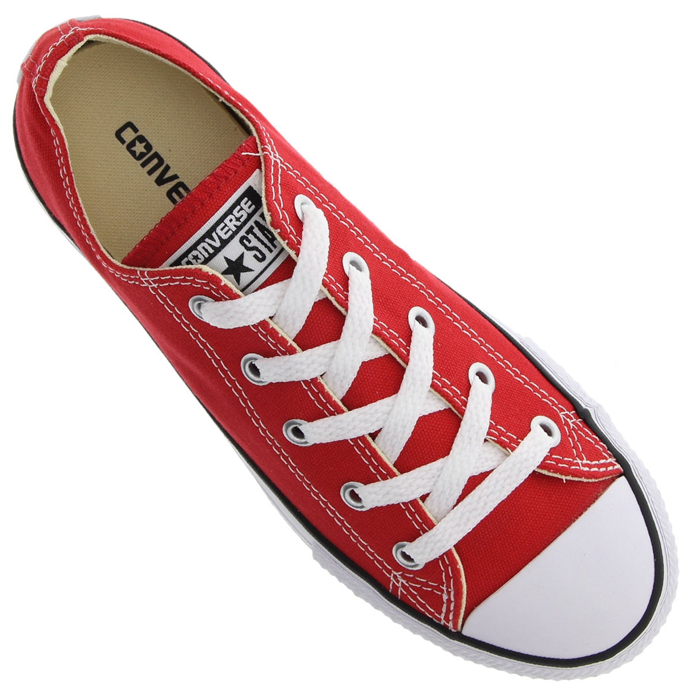 Tênis Converse All Star Ct As Core Ox - Preto+Vermelho