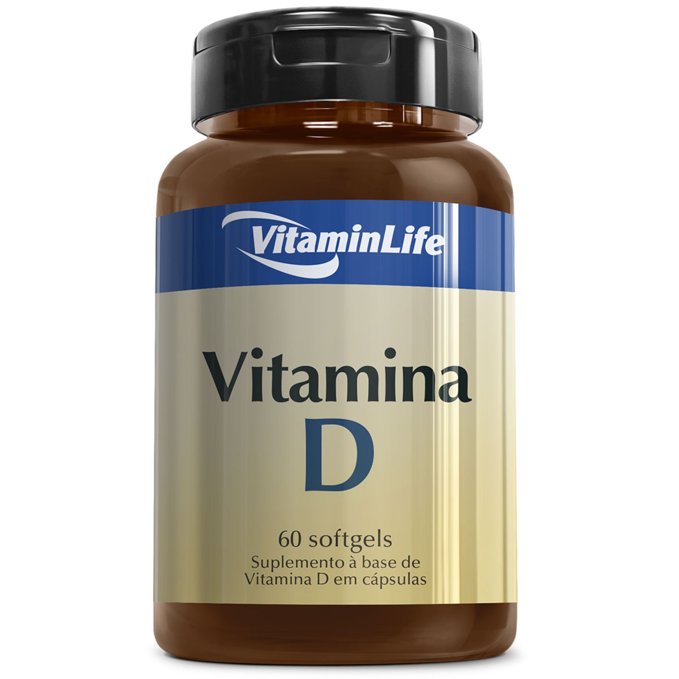 Vitamina D VitaminLife - 60 Cápsulas em Gel - Foto 1