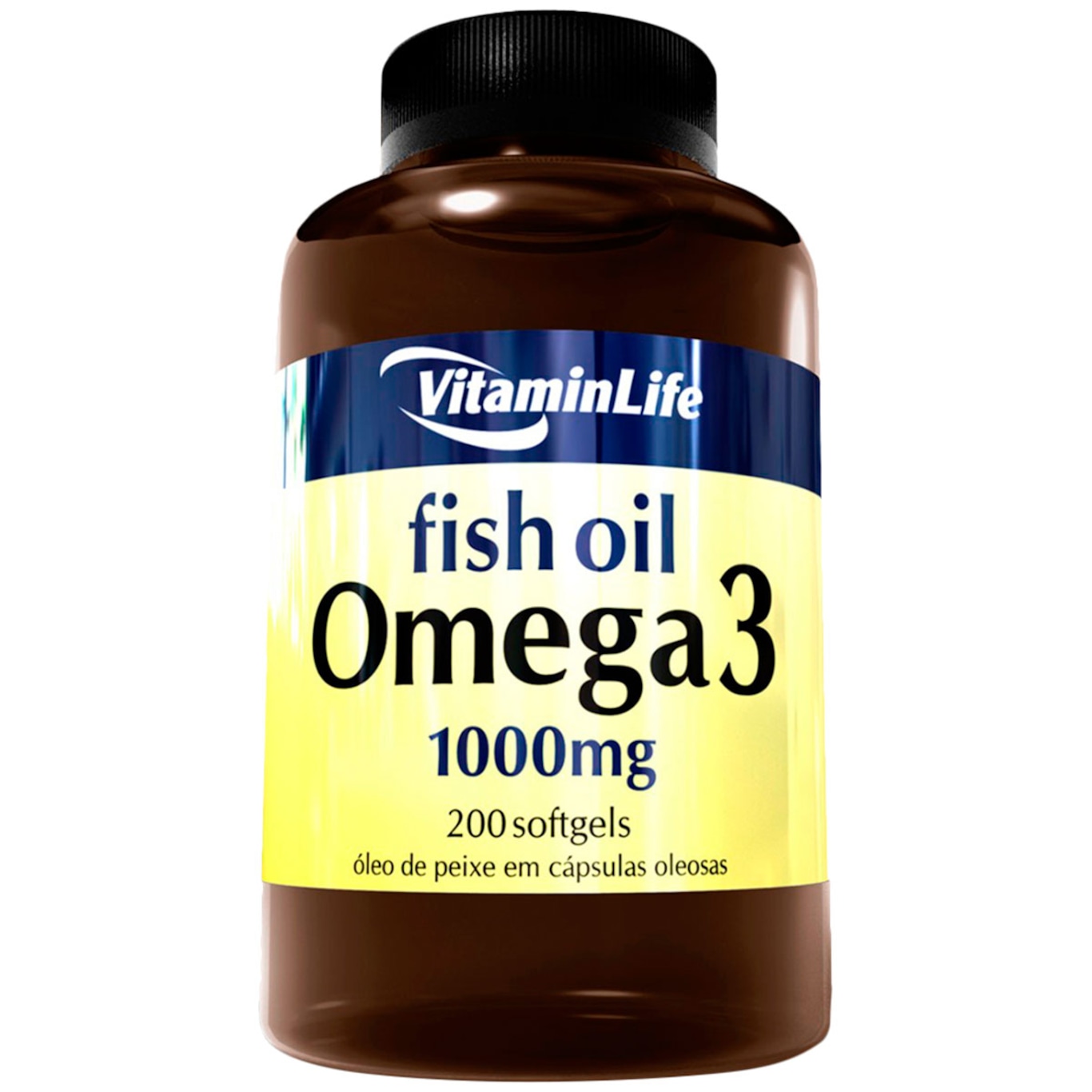 Óleo de Peixe VitaminLife Ômega 3 - 200 Cápsulas em Gel - Foto 1