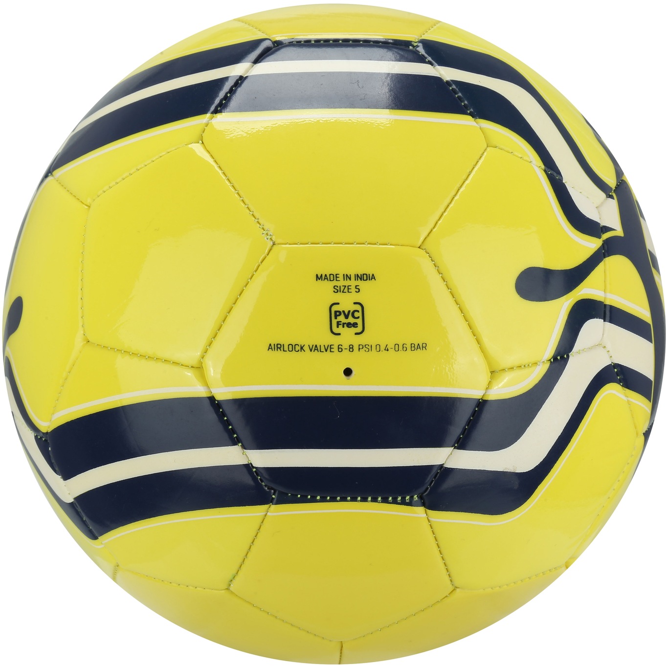 Bola Futebol De Campo Puma Big Cat 5 - Amarelo E Preto - UNISPORT