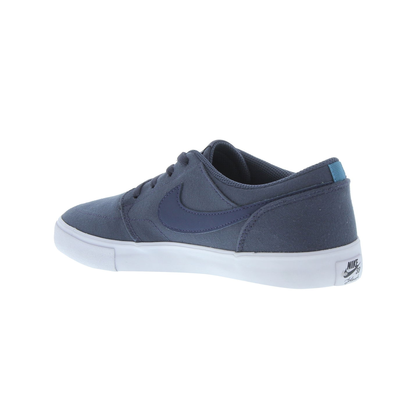 Nike sb portmore ii solar canvas store trainers in grey