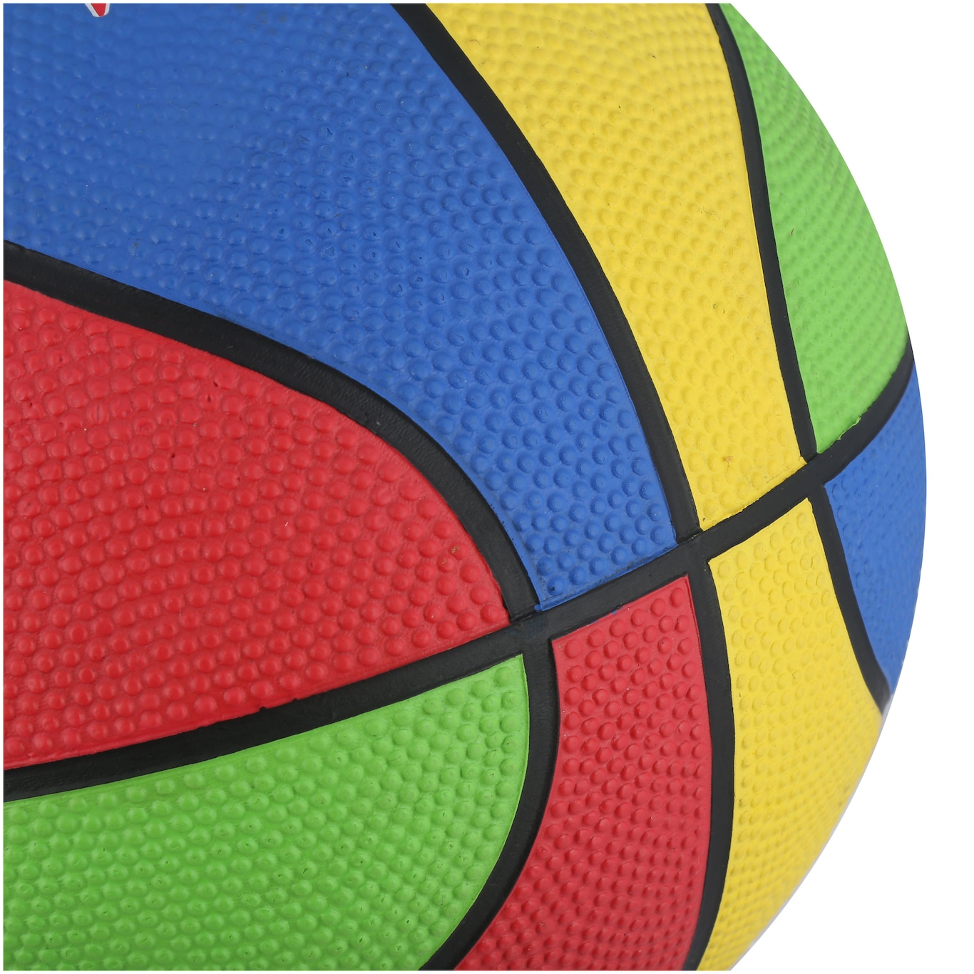 Bola basquete spalding rookie gear infantil verde azul amarelo e vermelho