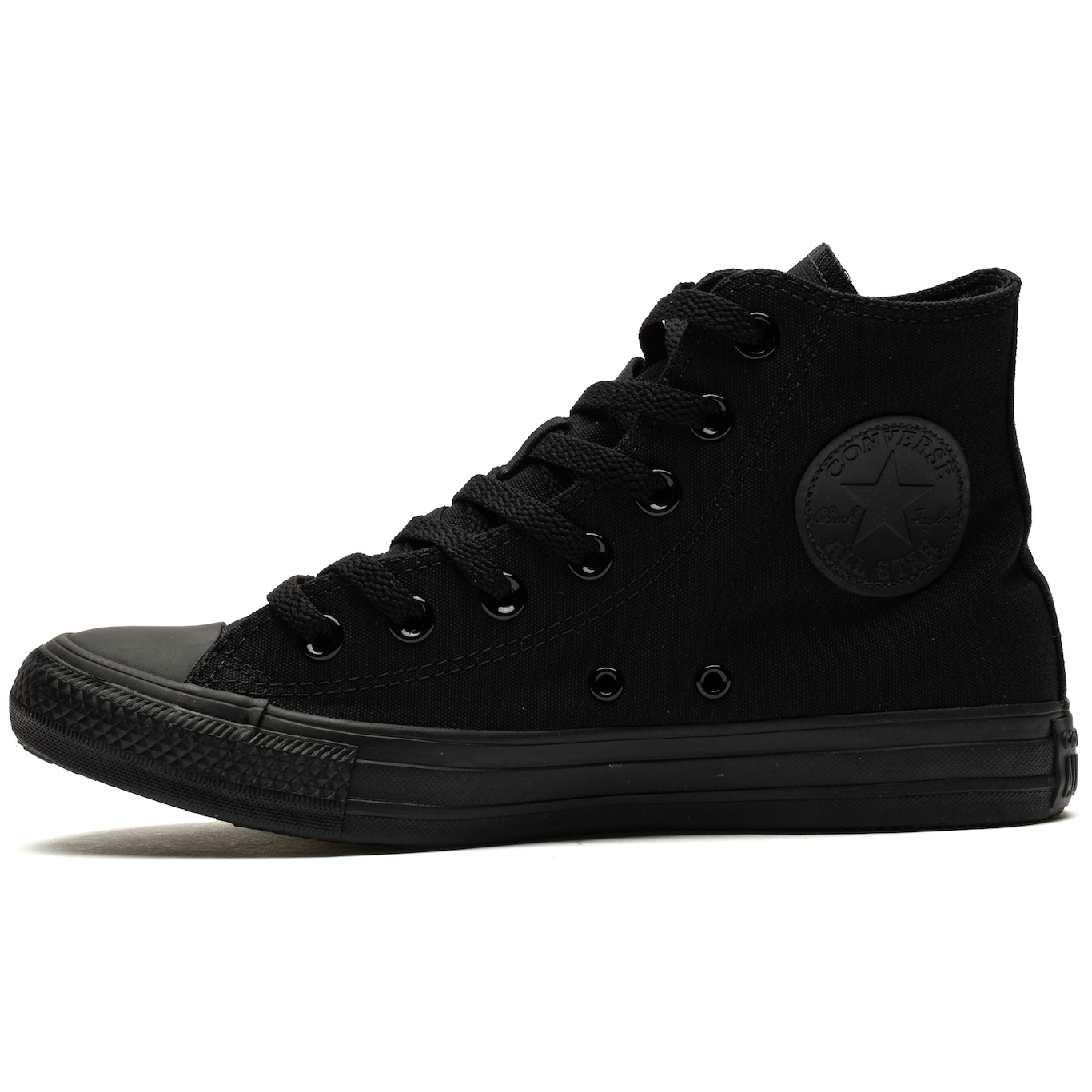 Tênis Converse Chuck Taylor All Star Monochrome Preto/Preto Cano