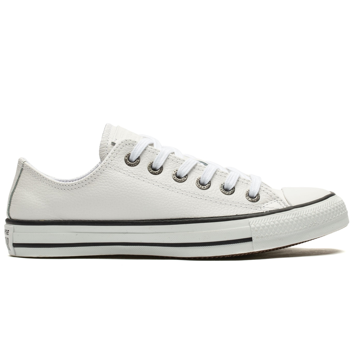 Tenis Adulto Unissex Converse All Star Preto Couro