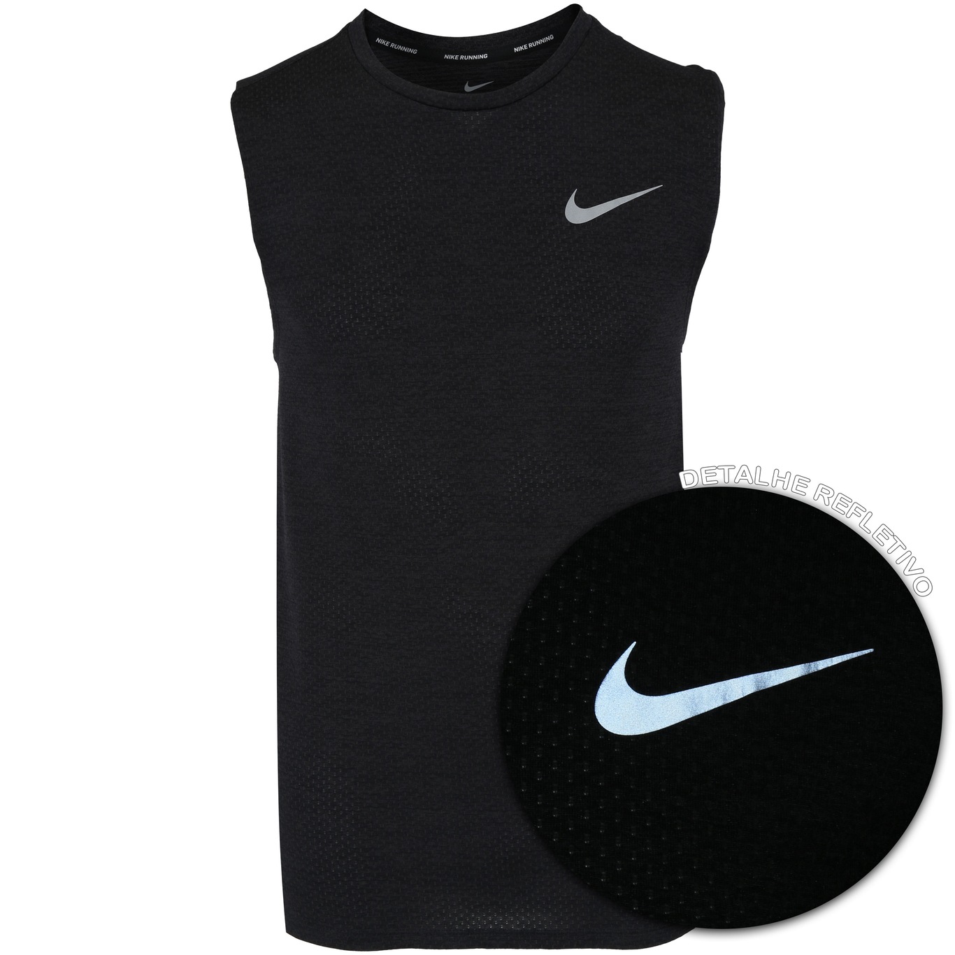 Nike men's breathe 2024 sleeveless running shirt