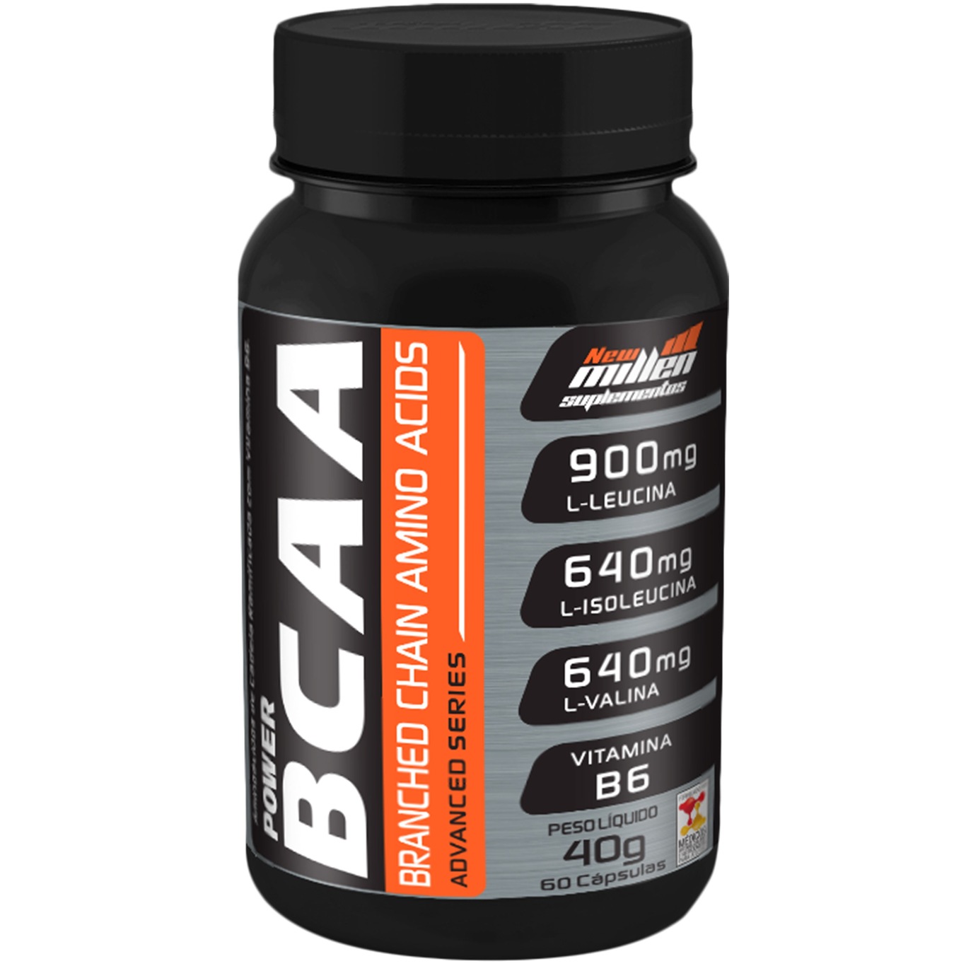 BCAA Power Advanced New Millen - 60 Cápsulas | Centauro