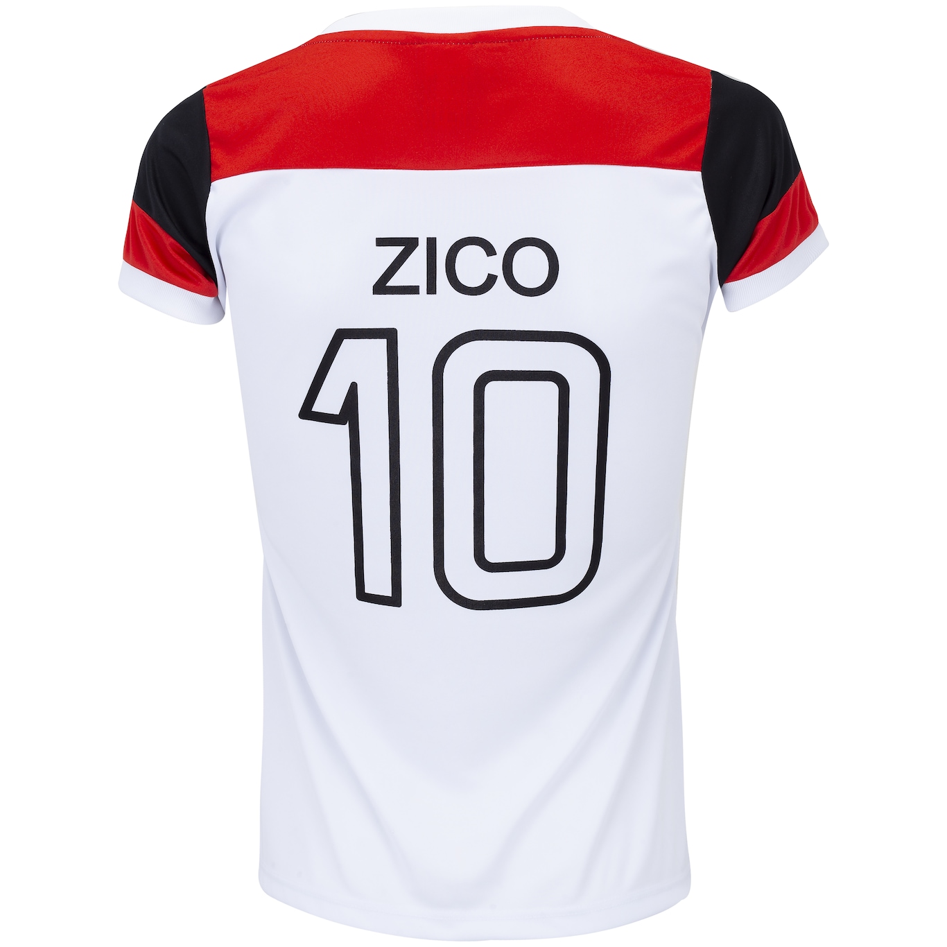 Camiseta do Flamengo Zico Retrô - Feminina - Foto 2