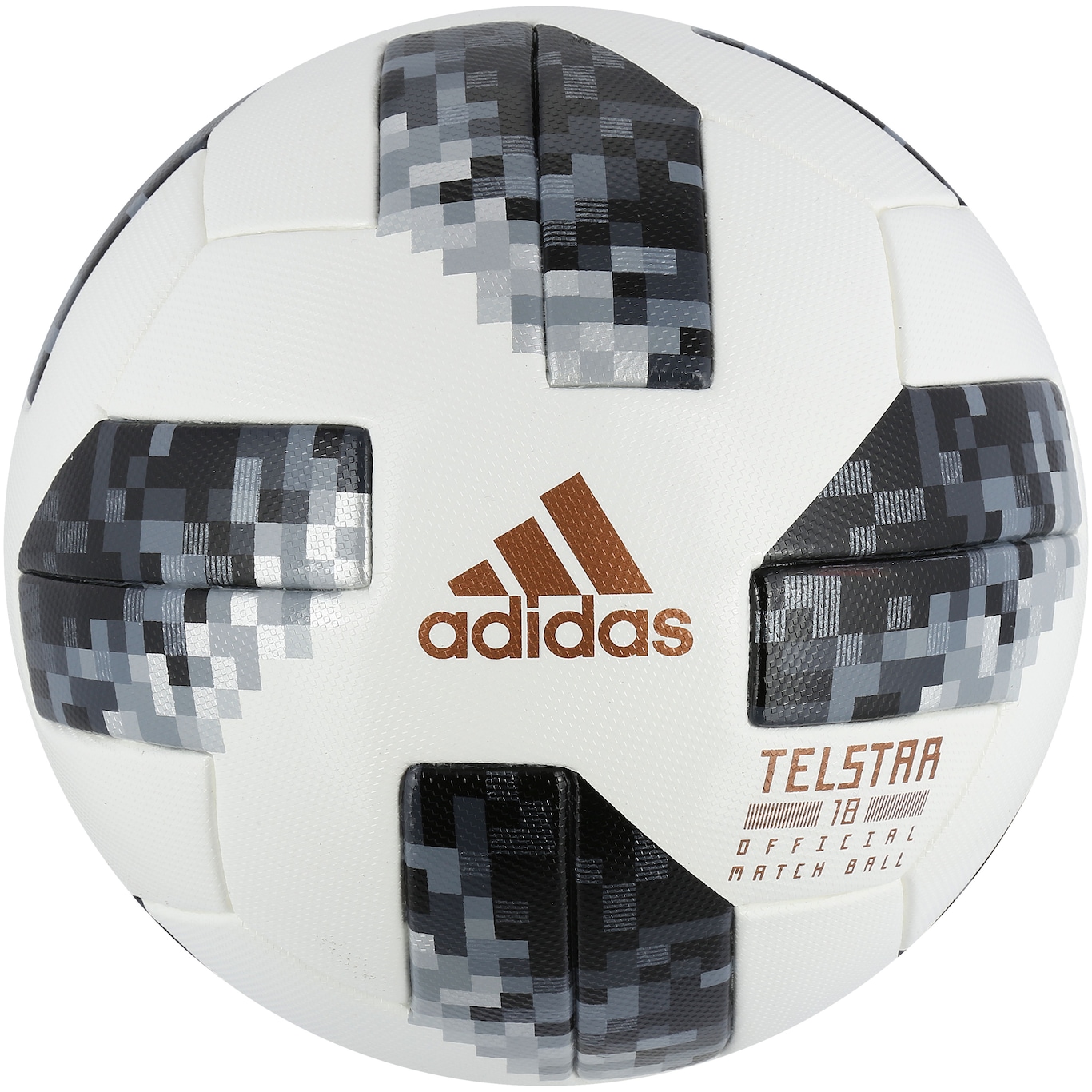 adidas Copa do Mundo Oficial 2018 Telstar, Bola Oficial, Branco, Tamanho 5