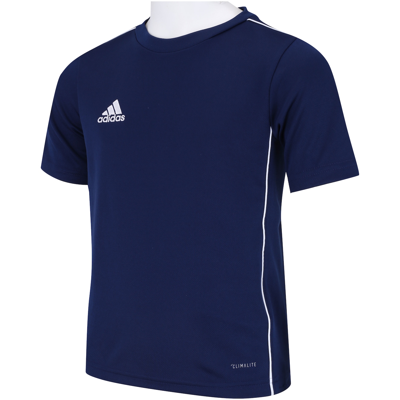 Camisa adidas Core 18 - Infantil - Foto 3