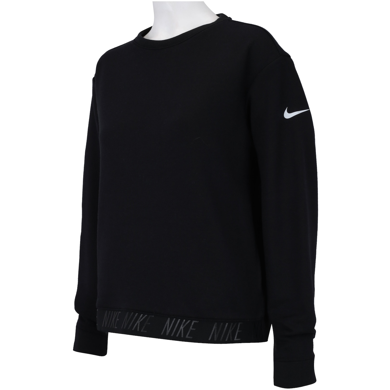 Blusão de Moletom Nike Dry Top LS Crewneck - Feminino