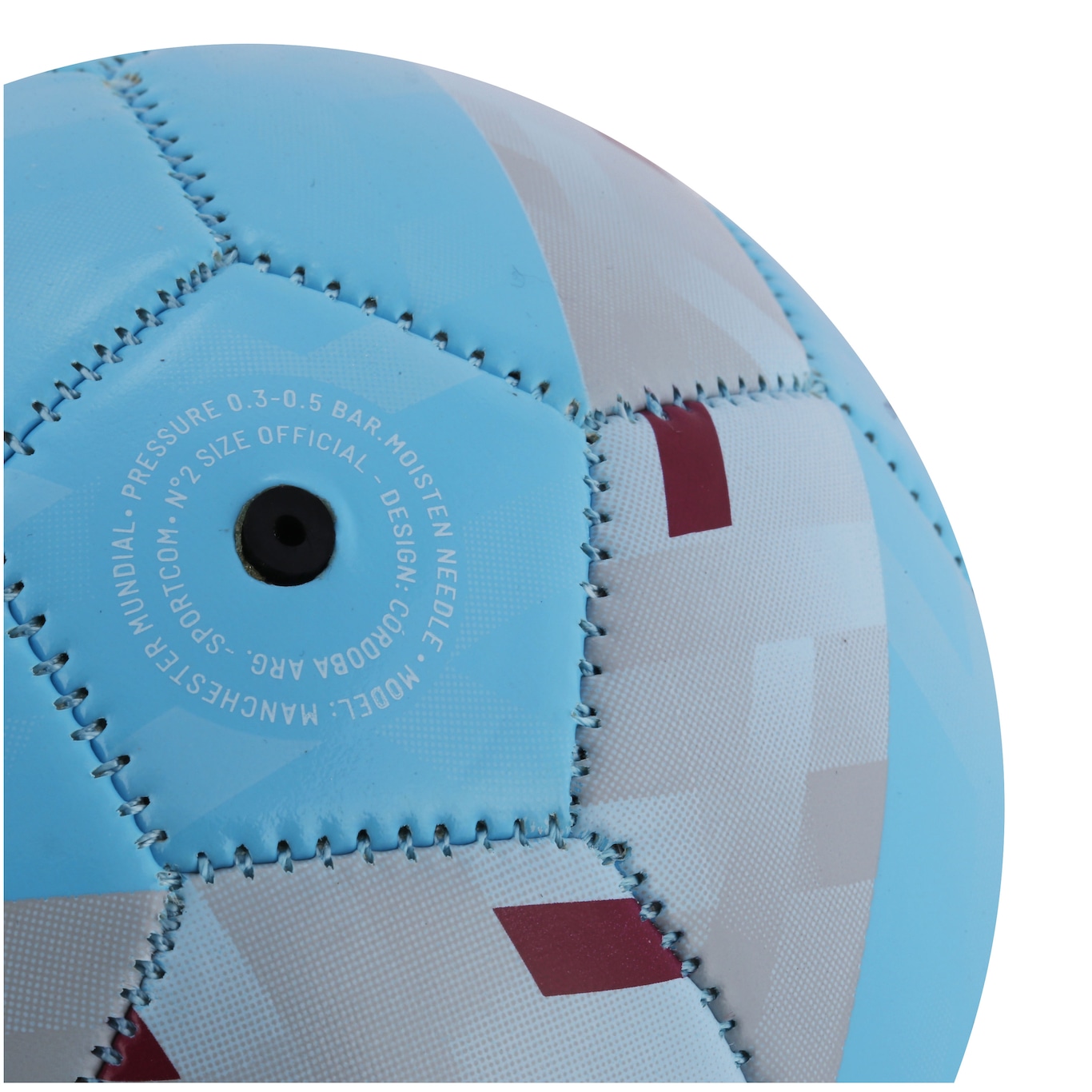 Mini Bola Azul Claro Manchester City Football Club Sportcom Azul