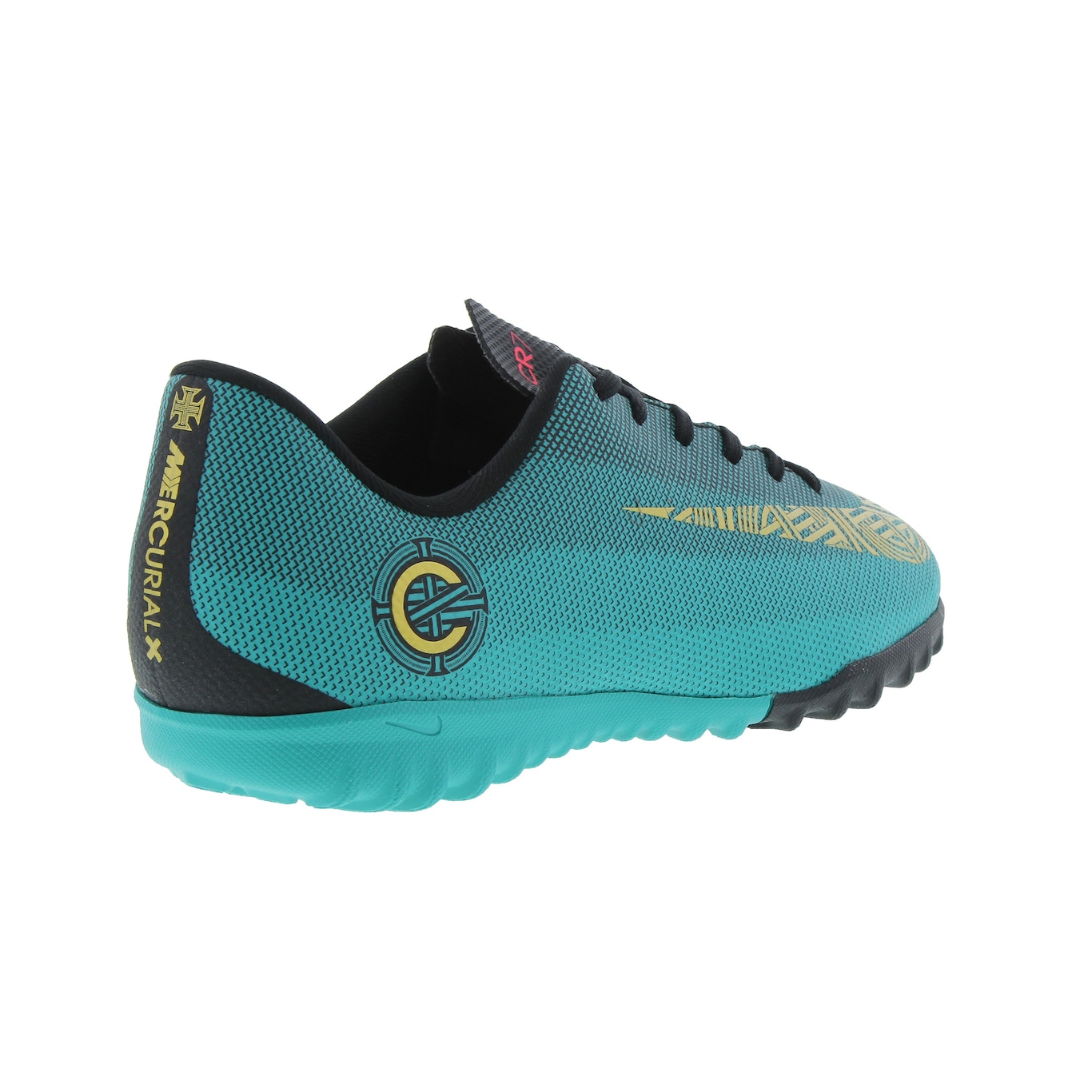 Chuteira nike mercurial vaporx xi academy clearance tf society verde