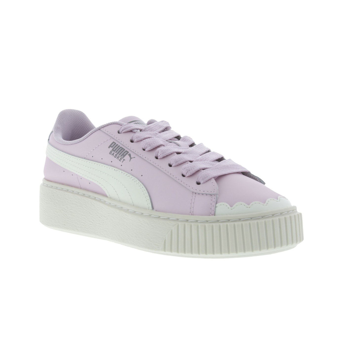 Tênis puma basket cheap platform scallop feminino