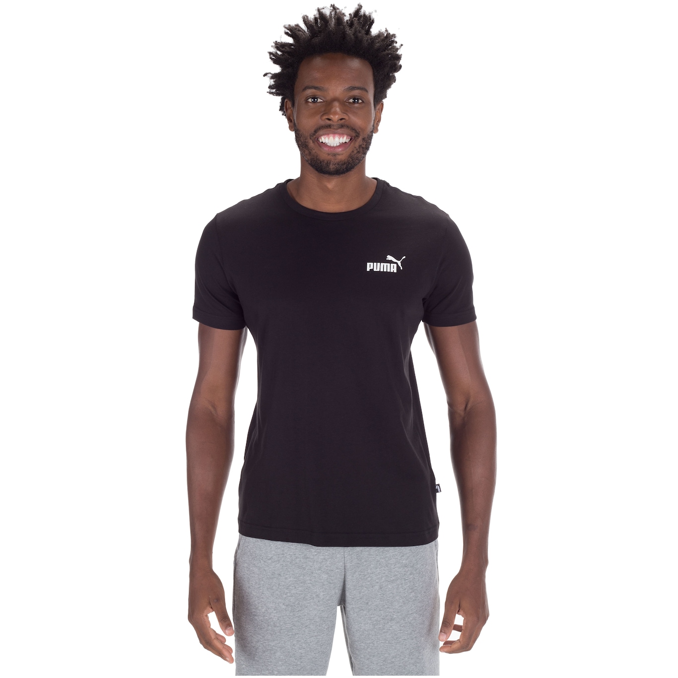 Camiseta Puma Essentials Small Logo - Masculina - Foto 1