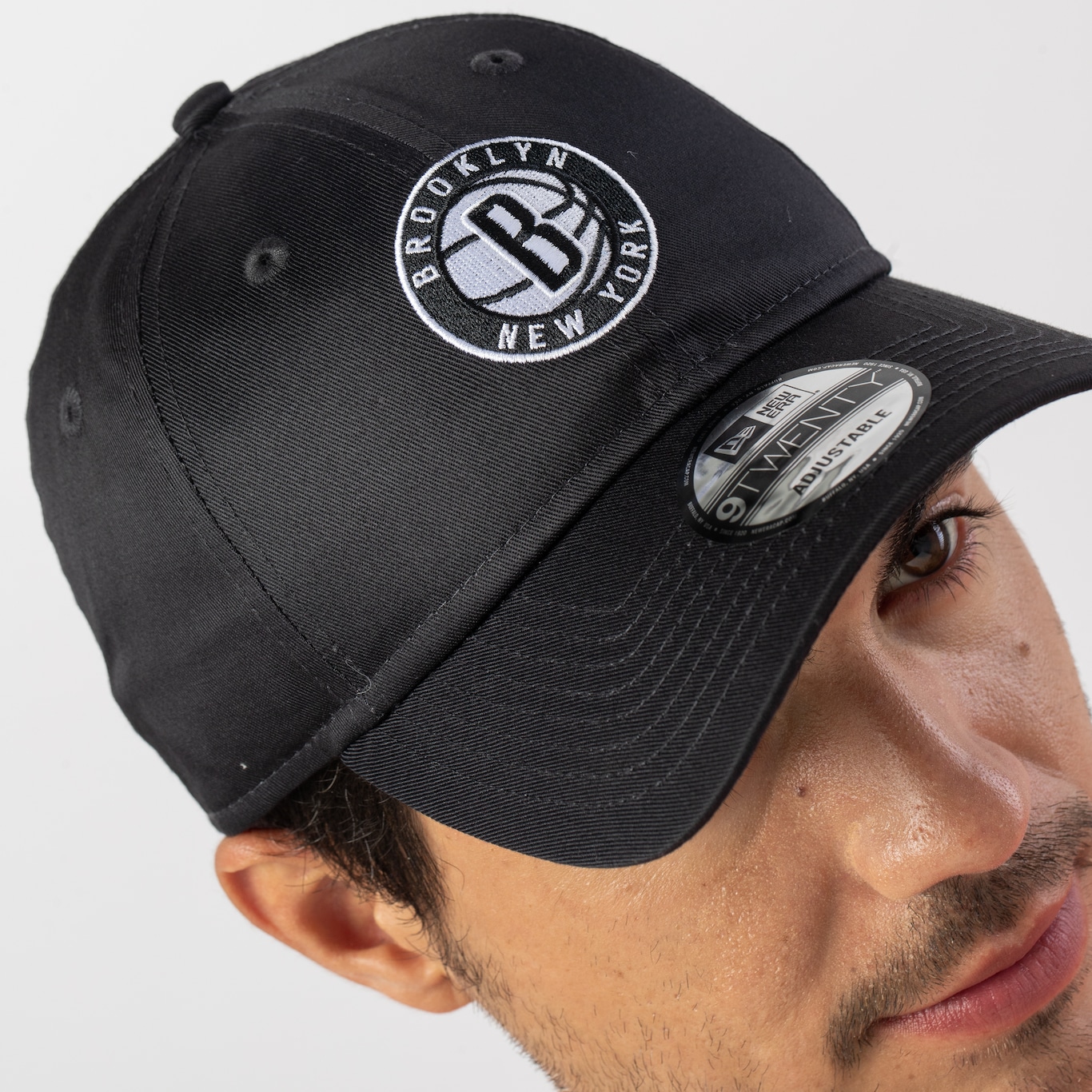 Boné Aba Curva New Era 920 Brooklyn Nets - Strapback - Adulto - Foto 4