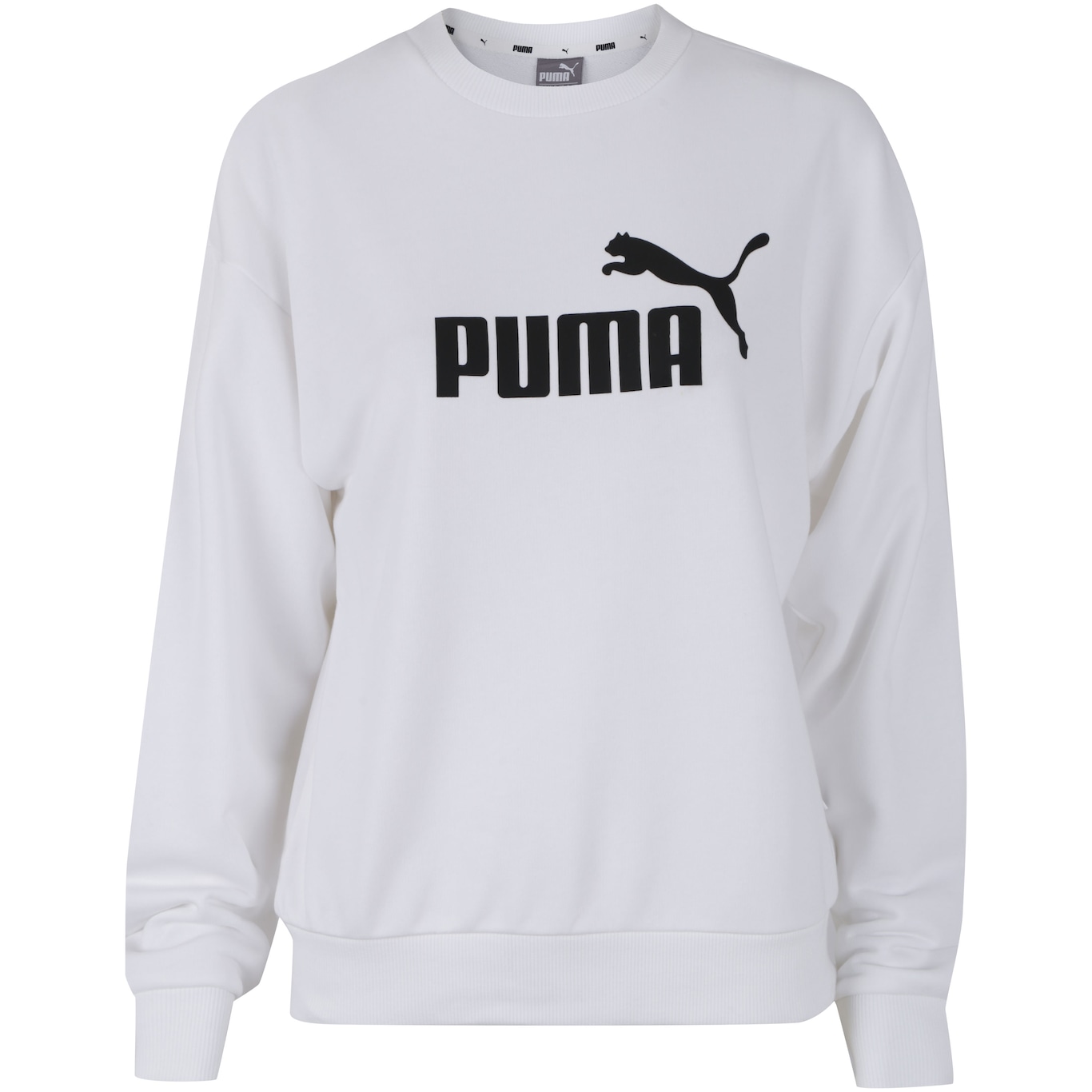 Blusão de Moletom Puma Essentials Logo Crew - Feminino - Foto 1