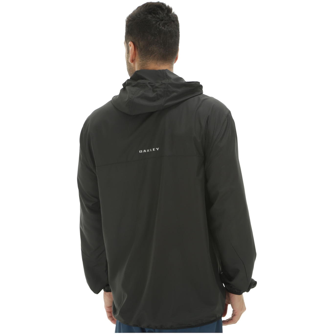 Jaqueta Corta-Vento com Capuz Oakley Windbreaker - Masculina - Foto 3