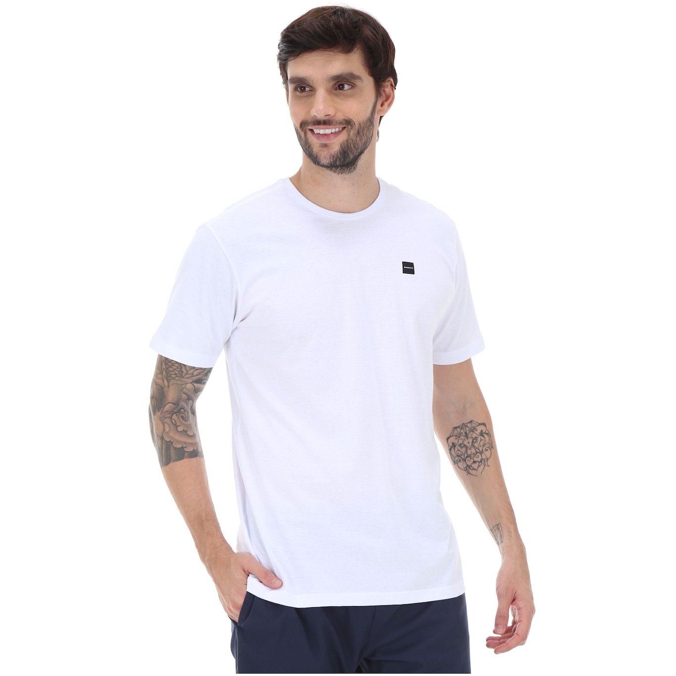Camiseta Oakley Patch 2.0 Tee Branco - Camisa e Camiseta Esportiva -  Magazine Luiza