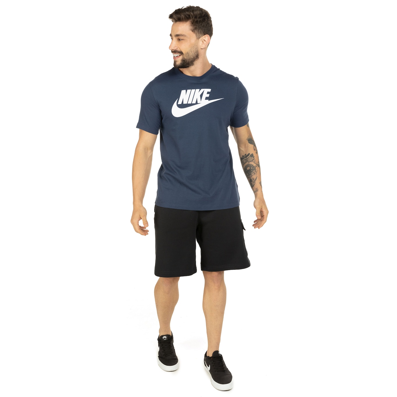 Camiseta Nike Tee Icon Futura - Masculina - Foto 4