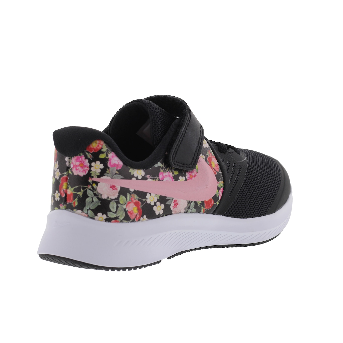 Nike star runner black hot sale floral