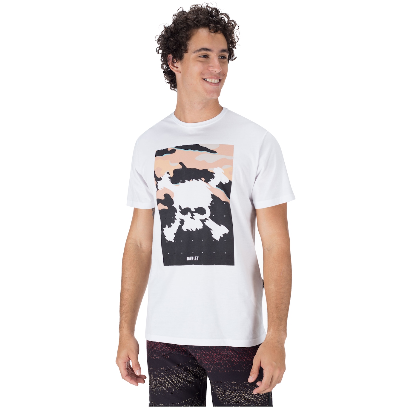 Camiseta Oakley Classic Logo White os melhores preços