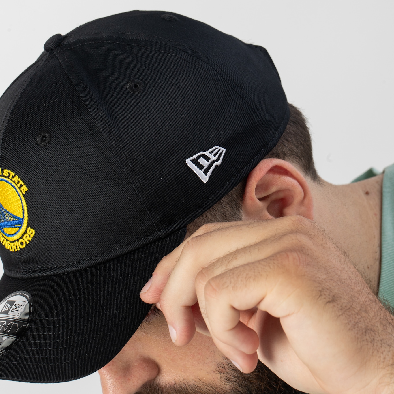 Boné Aba Curva New Era 920 Golden State Warriors Special - Strapback - Adulto - Foto 5