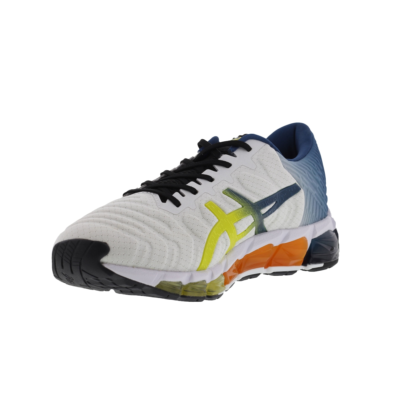 Tenis asics gel-quantum 360 2024 5 white/sour yuzu masculino