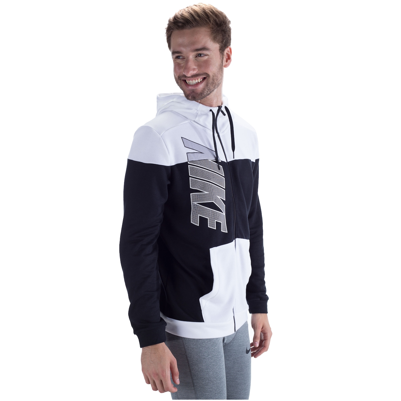 Jaqueta com capuz nike dry sale hoodie fz com forro em fleece