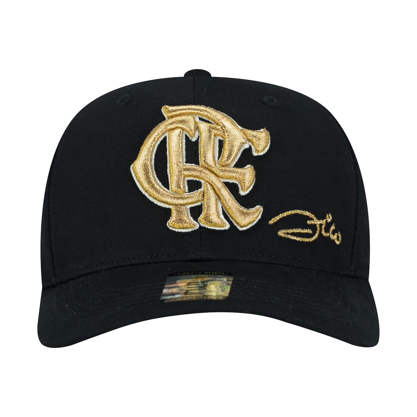 Boné Aba Curva do Flamengo Zico Supercap Bordado - Snapback - Adulto - Foto 2