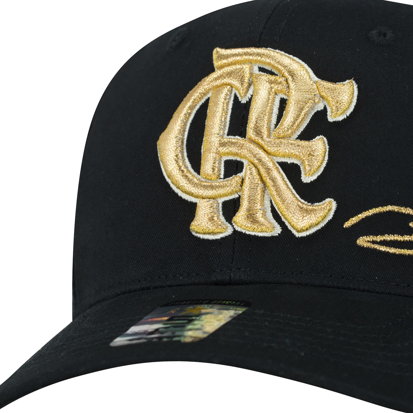 Boné Aba Curva do Flamengo Zico Supercap Bordado - Snapback - Adulto - Foto 4