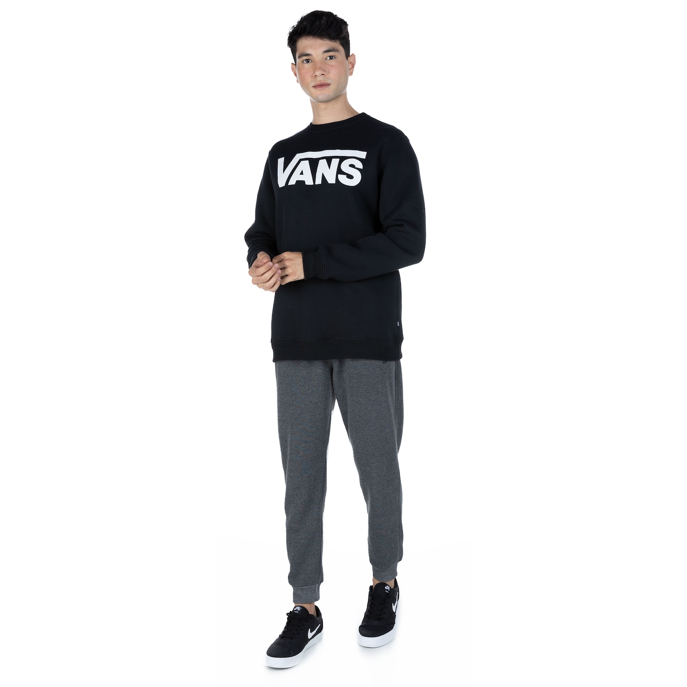 Blusão Vans Masculino Classic Crew II - Foto 4