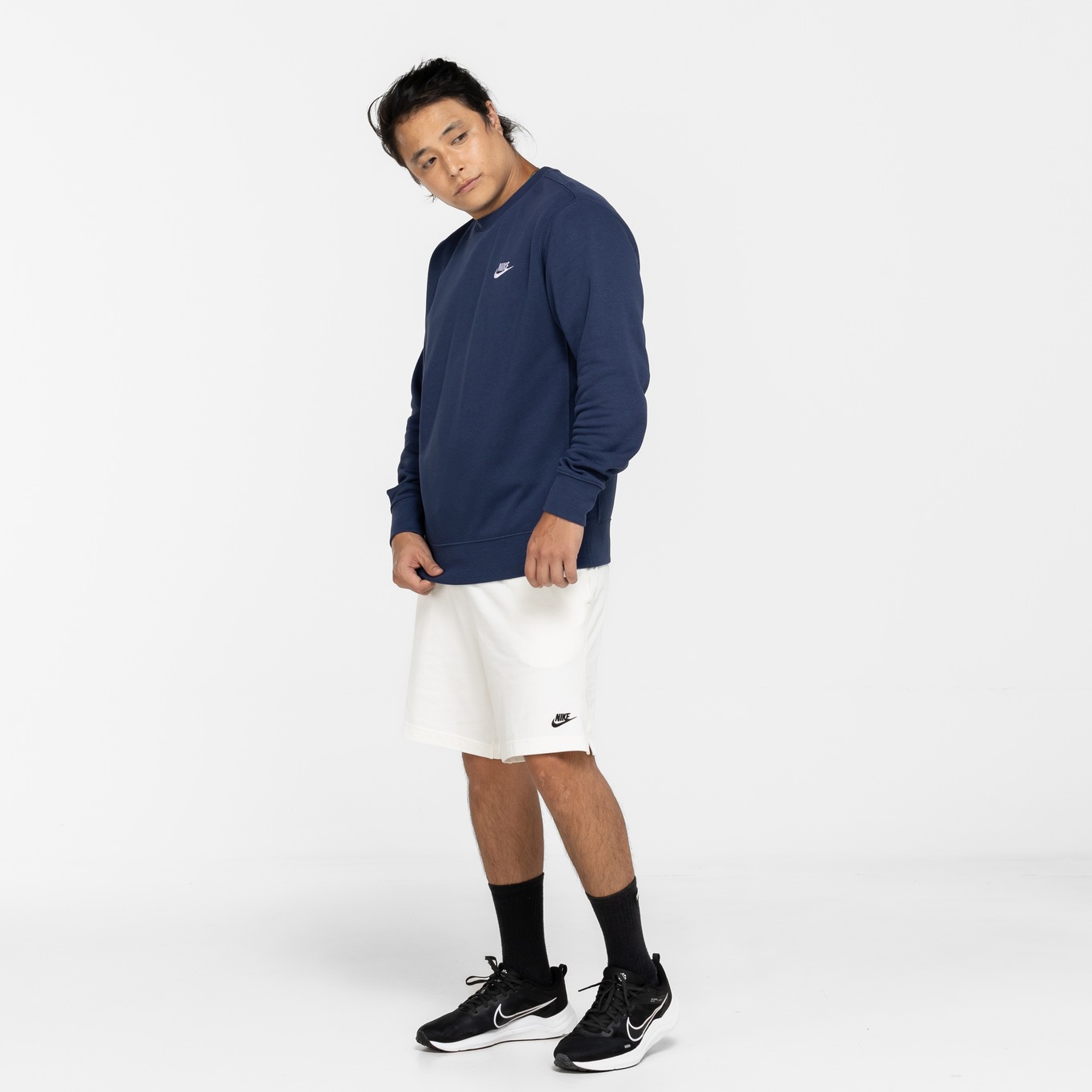 Blusão de Moletom Nike Sportswear Club Crew FT - Masculino - Foto 4