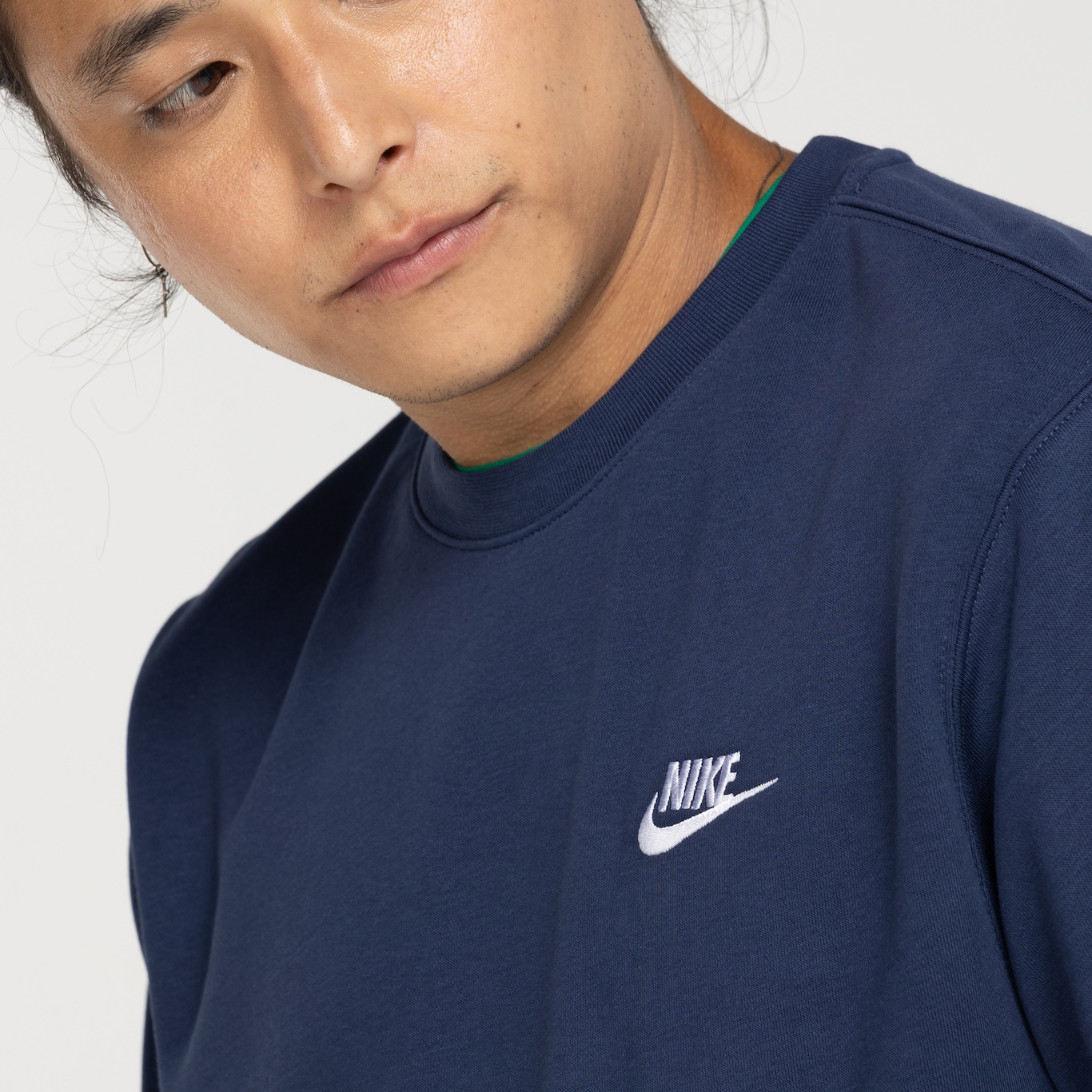 Blusão de Moletom Nike Sportswear Club Crew FT - Masculino - Foto 5