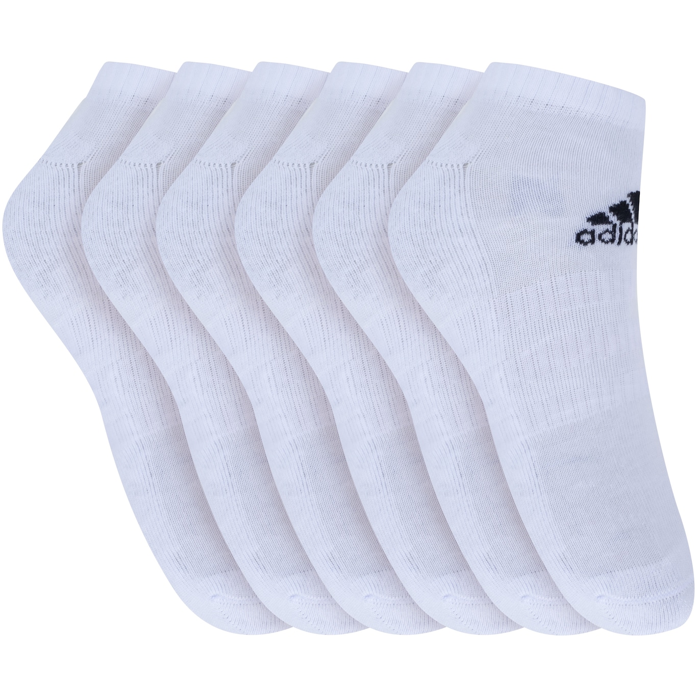 Kit de Meias adidas Cush Low com 6 Pares - 41 a 43 - Masculino - Foto 1