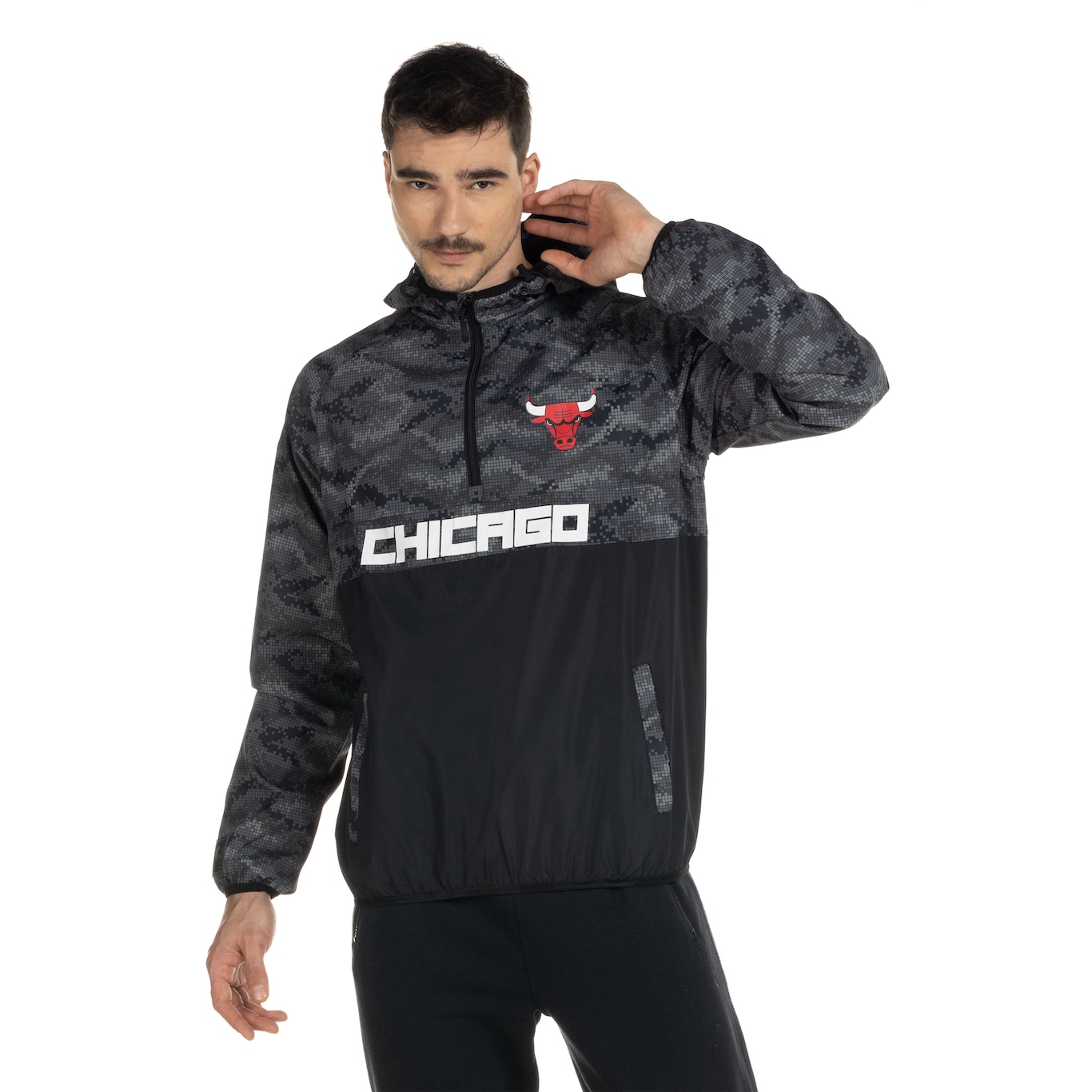 Blusão Chicago Bulls NBA com Capuz N100A - Masculino - Video 1