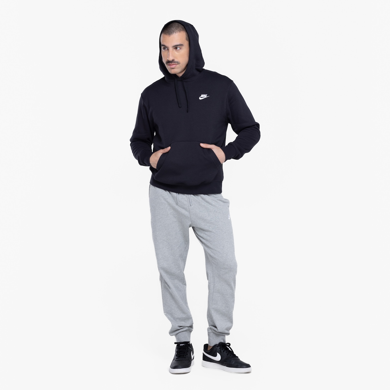 Blusão com Capuz Nike Hoodie PO PB - Masculino - Foto 4