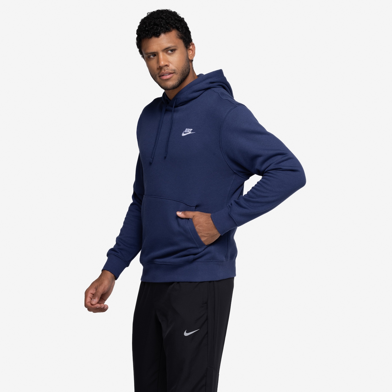 Blusão com Capuz Nike Hoodie PO PB - Masculino - Foto 5